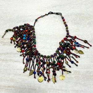 Tribal necklace.